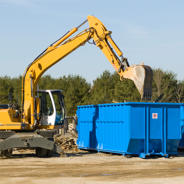 what size residential dumpster rentals are available in Ellis